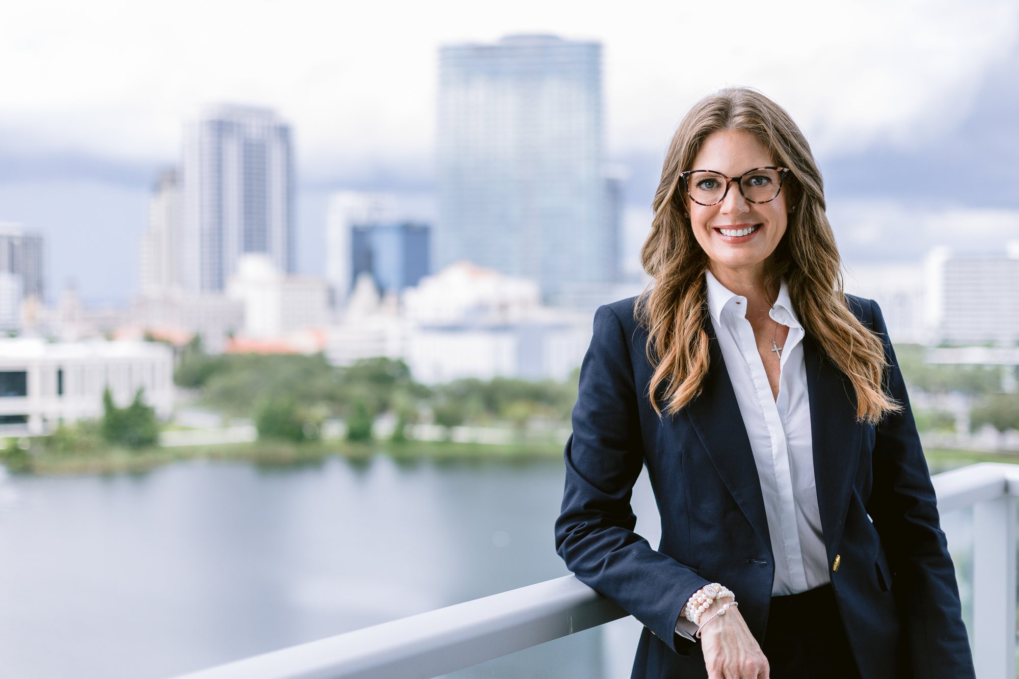 Melissa Rutland, candidate for Florida House District 60, on the St. Petersburg waterfront