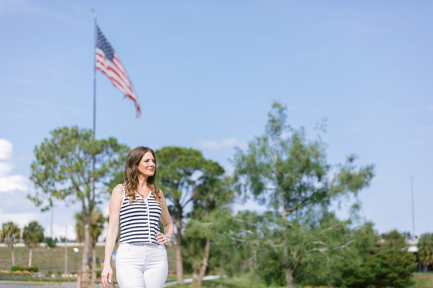 Melissa Rutland at a St. Petersburg park
